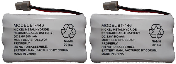 Uniden BT-446 / BBTY0503001 / BT-1004 / BT-1005 / GE-TL26402 / BT-504 / CPH-488B Rechargeable Cordless Handset Telephone Battery DC 3.6V 800mAh