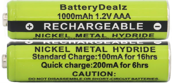 BatteryDealz 1.2V NiMH AAA Rechargeable Batteries for Panasonic Cordless Phones
